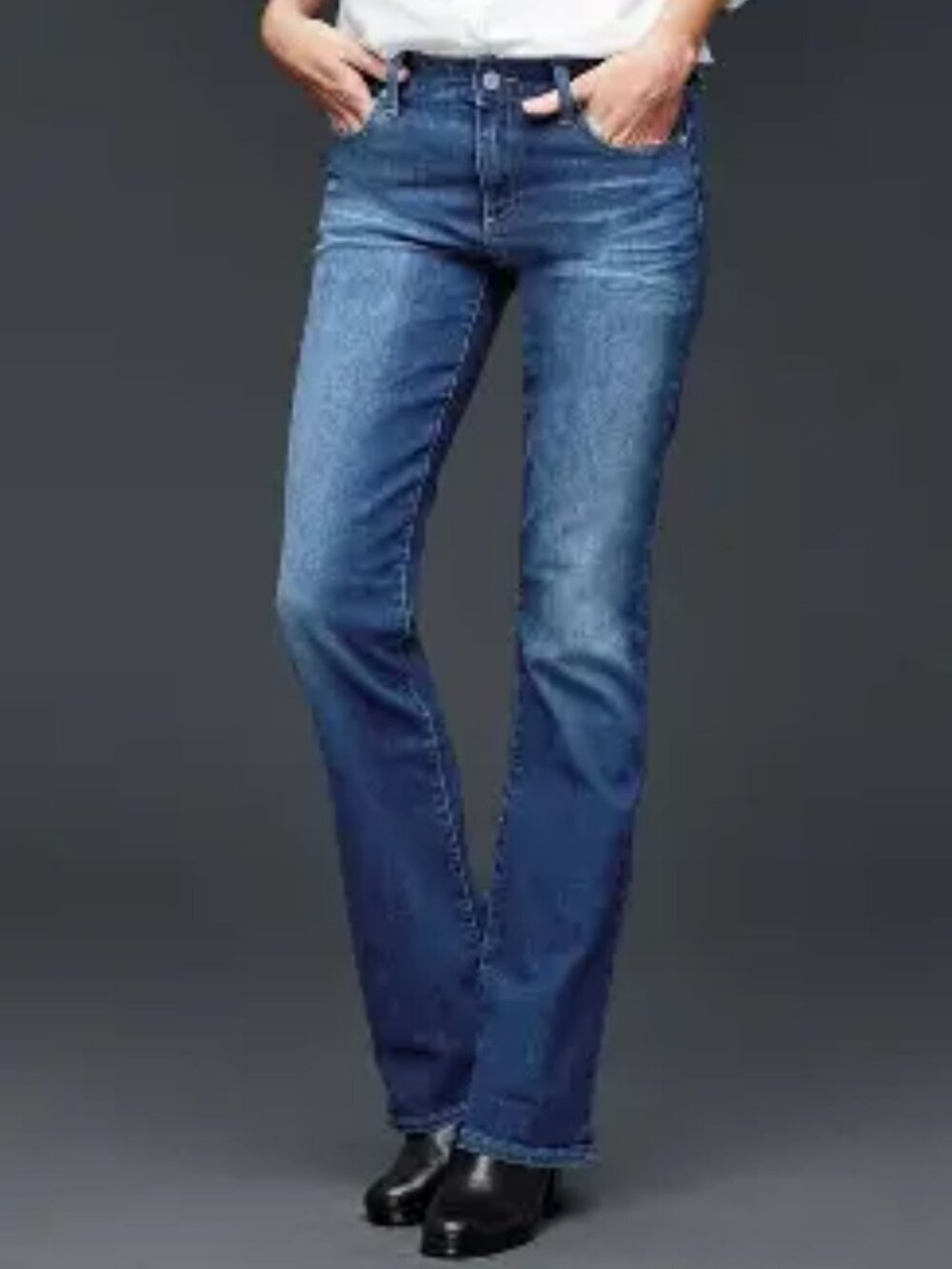GAP 1969 Sexy Boot Cut Jeans‎ Medium Wash Women's Size 29L from 2013